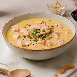Egg Protein & Salmon Congee โจ๊กโปรตีนแซลมอน