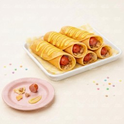 โตเกียวไส้ไข่ + ไส้กรอก 3 ชิ้น