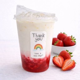 นมสดสตอเบอร์รี่