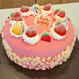 เค้กสตรอว์เบอร์รี่ 1 ปอนด์ ลาย2