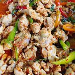 ผัดเผ็ดไก่