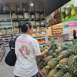 สับปะรด ปอก พร้อมทาน