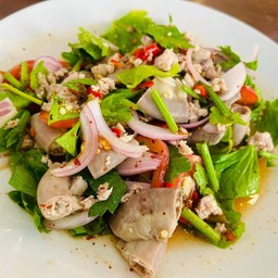 ยำไส้อ่อนหมู