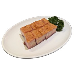 หมูกรอบฮ่องกง (จาน)