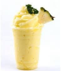 สัปรสสมูทตี้+โยเกริต Pineapple smoothie yoghurt