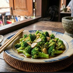 ผัดบล็อคโคลี่เป็นกับ