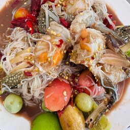 ตำขนมจีน ปูม้า