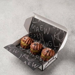 ไข่แมวบัตเตอร์ต๊อกดูไบ 3 ชิ้น Dubai Butter Tteok 3 pieces