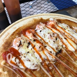 ซอสBBQ x กุ้ง x ชีส