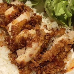 ข้าวไก่กรอบ