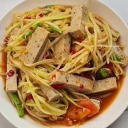 สันต์ข้าวหมูทอดจิ้มแจ่ว/อาหารตามสั่ง/อาหารอีสาน/ส้มตำ/น้ำดื่มเย็นๆ
