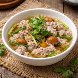 หมูสับต้มบ๊วย