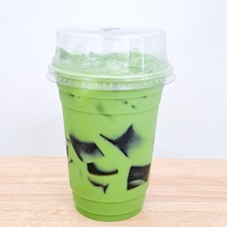 ชานมเขียวเฉาก๊วยนุ่ม