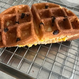 วาฟเฟิลลูกเกดข้าวโพด