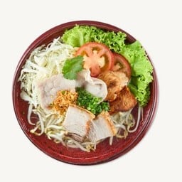 [ก๋วยเตี๋ยวอัญชัญ] เกาเหลาหมูรวมน้ำใส (M)