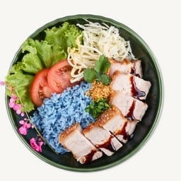 [ก๋วยเตี๋ยวอัญชัญ] ข้าวหมูกรอบ อัญชัน (m)
