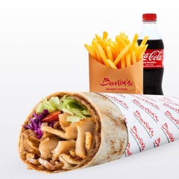 เซตโดเนอร์พิซซ่าแรปเนื้อไก่