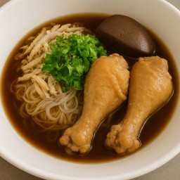 เกาเหลาน่องไก่ตุ๋นล้วน+เลือดไก่