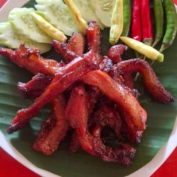 หมูแดดเดียวทอด