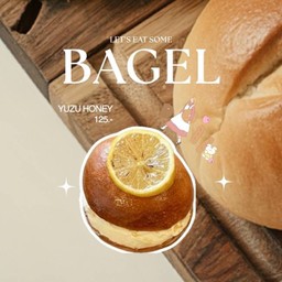 Yuzu honey bagel