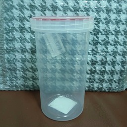 กระปุกพลาสติกฝาเกลียว กว้าง8cm สูง15cm (สต้อก8)