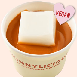 พุดดิ้งนมอัลมอนด์ ชาไทย ( Vegan Thai Milk Tea Pudding )
