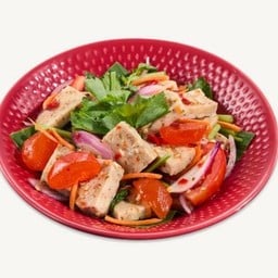 ยำหมูยอไข่แดงเค็ม