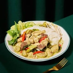 ขนมจีนแกงเขียวหวานไก่