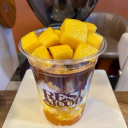 ลาเต้ มะม่วงน้ำดอกไม้ จุกๆ