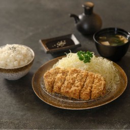 ชุดA ทงคัตสึ ข้าวหมูทอดญี่ปุ่น + ซุปมิโสะ ( ปกติ 199.-)