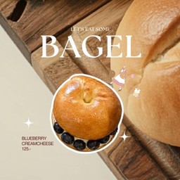 Blueberry Cream Cheese Bagel