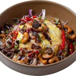 ข้าวไข่ข้นยำเนื้อเค็มจัดจ้าน
