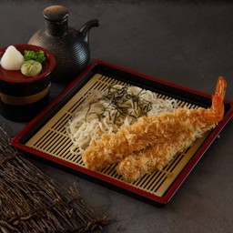 ซารุ ราเมน กุ้งทอด Ebi zaru ramen