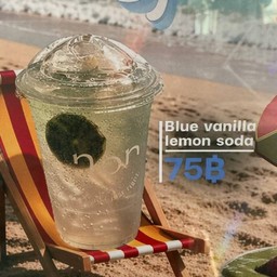 blue vanilla lemon soda