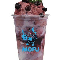 Blueberry milk smoothie - บลูเบอร์รี่นมสด สมูทตี้