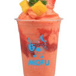 Strawberry mango smoothie - สตรอเบอรี่มะม่วง สมูทตี้