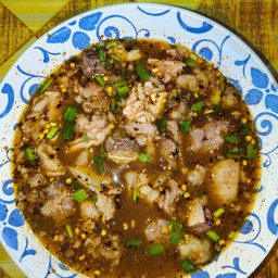 ต้มแช้ปหมูชิ้น..รสจัดจ้าน.ใช่ส่วนสะโพก