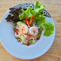 ยำขนมจีนคุณอ้อ บางใหญ่