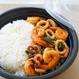 ข้าวกระเพราทะเลหม่าล่า