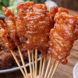 หมูปิ้งนมสด