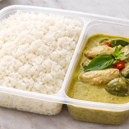 ข้าวแกงเขียวหวานไก่