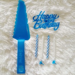 เทียนวันเกิด มีด ป้าย Birthday