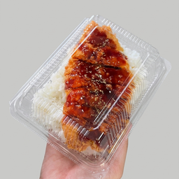 ข้าวไก่กรอบซอสฮอต&สไปซี่