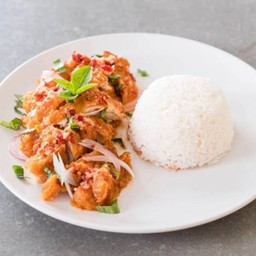 ข้าวยำไก่แซ่บ