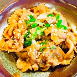 ข้าว+หมูผัดซอสโซยุ