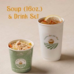 Soup (16oz.) & Drink Set