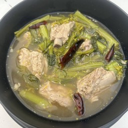 014 ผักกาดจอ ซี่โครงหมู