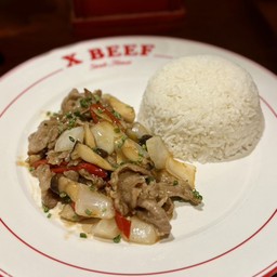 [อร่อยซ่ากับโค้ก] ข้าวเนื้อน้ำมันหอย +  โค้ก ออริจินัล (กระป๋อง)