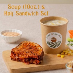 Soup (16oz.) & Half Sandwich Set