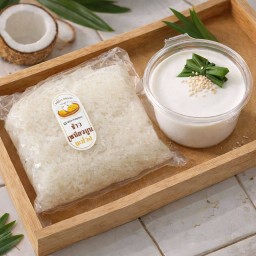 ข้าวเหนียวมูนกระทิสด ครึ่งกก.